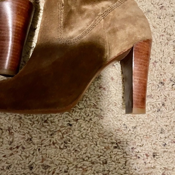 Michael Kors brown suede harness slouch boots - Picture 3 of 6